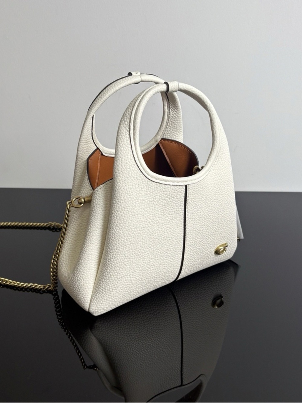 Coach White Mini Bucket Bag Crossbody Shoulder Bag - Picture 5 of 8